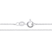 925 Sterling Silver Box Chain Necklace 16" 18" 20" 22" Available