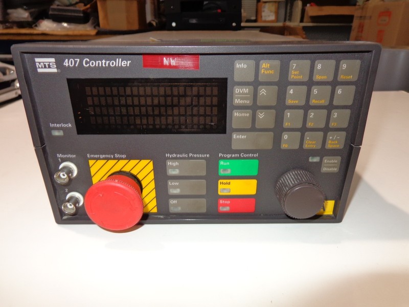 MTS 407 Hydraulic Servo Controller, Power Tested, Satisfaction Guaranteed !