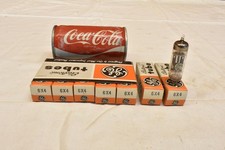 7 NIB GE 6X4 Vintage TV Radio Amplifier Vacuum Electron Tubes