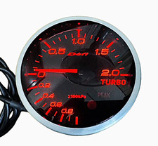 Defi Link Meter Bf 60mm Boost Gauge 200kpa Red Black R32 R33 S15 Jzx100 Jza80 Fd