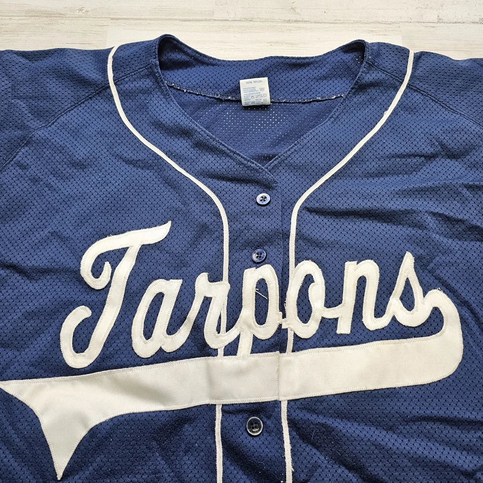 Camiseta deportiva de béisbol softbol vintage Russell Athletic para mujer Misses XXL TARPONS Foto 2 de 4