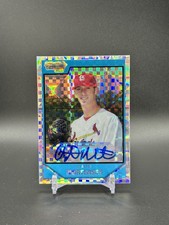 2007 Bowman Draft Chrome Picks Rookie X-Fractor /225 Clayton Mortensen Auto