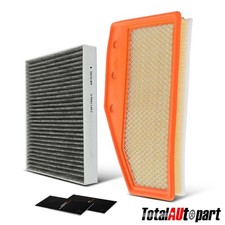 Engine & Active Carbon Cabin Air Filter for Chevy Malibu Cadillac Buick Envision