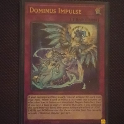 Konami Dominus Impulse Trap Card Yu-Gi-Oh! TCG English Standard