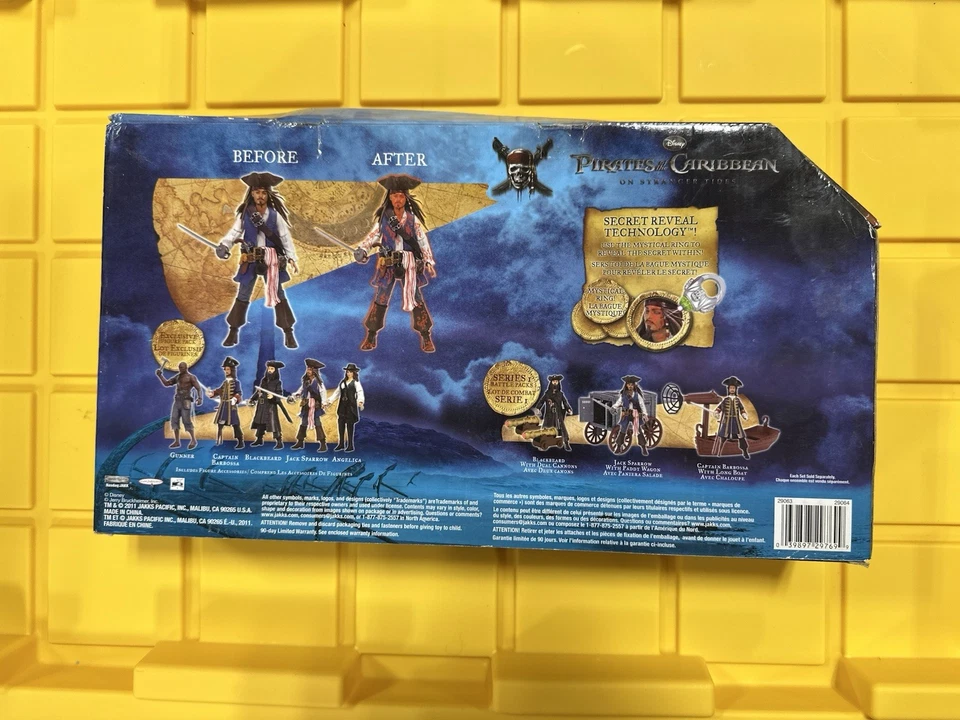 Juego de 5 figuras de acción Piratas del Caribe en mareas misteriosas Target Excl H65 Foto 2 de 2