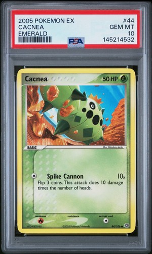 Cacnea graded PSA 10 for sale on eBay