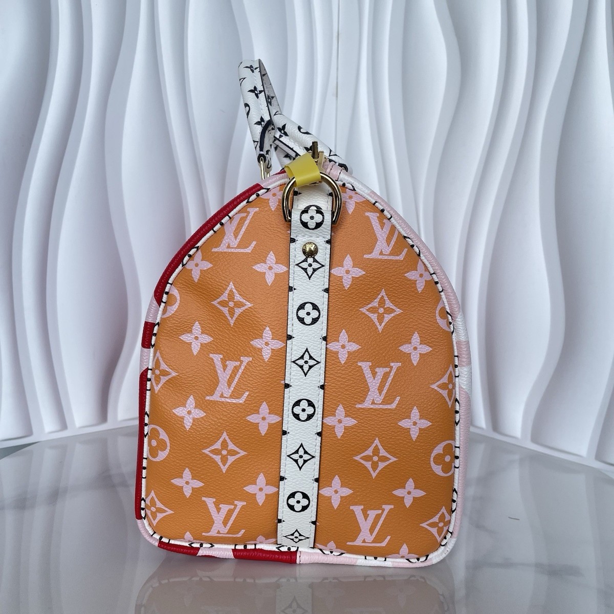 LOUIS VUITTON ピンク 手袋 Speedy P9 Bandoulière 30 Autres Cuirs Monogram - Leather