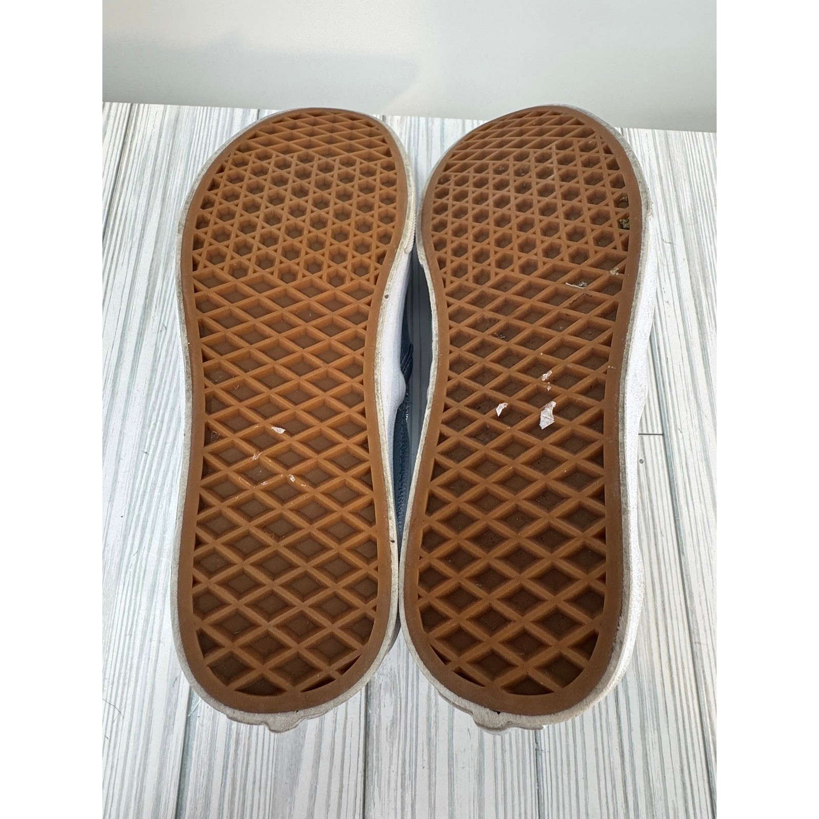 Vans Slip On Low Top Women's Shoes Size 7.5 Metallic Silver Blue Casual Sneakers thumbnail 7