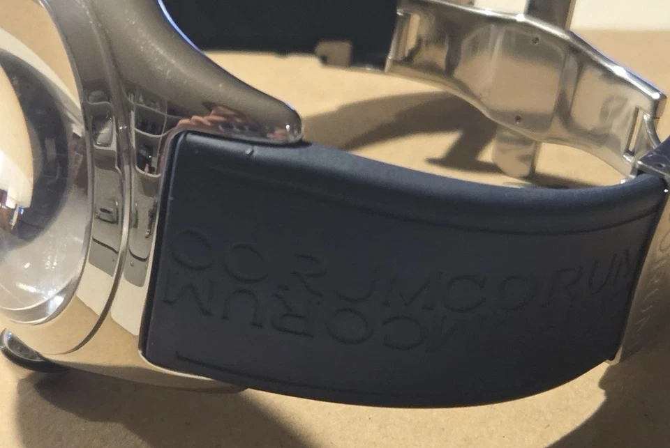 Corum Boutique Bubble Men's 45mm blue quartz Watch. Larger Face Size - Image 4 of 4