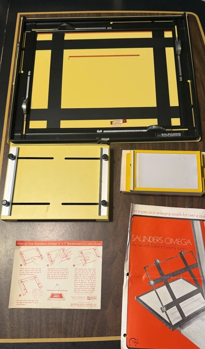 Saunders Darkroom Easels and Negative Carriers for sale - eBay