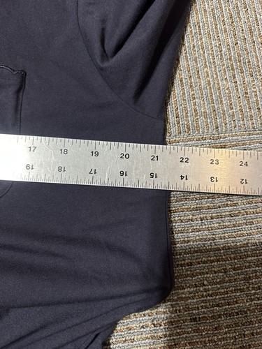 Orvis Shirt Women’s Large Navy Blue Long Sleeve Embroidered Collar - Picture 4 of 4
