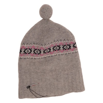 Hugo, Bommelmütze, Größe: 44, Grau/Pink/Schwarz, Unisex (Erwachsene) #njf