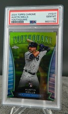 2024 Topps Chrome Youthquake Austin Wells #YQ-17 PSA GEM MINT 10 Rookie Card