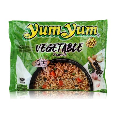 Yum Yum Instant Nudeln Gemüse 60g - VEGETABLE - Fertiggericht (1er Pack)