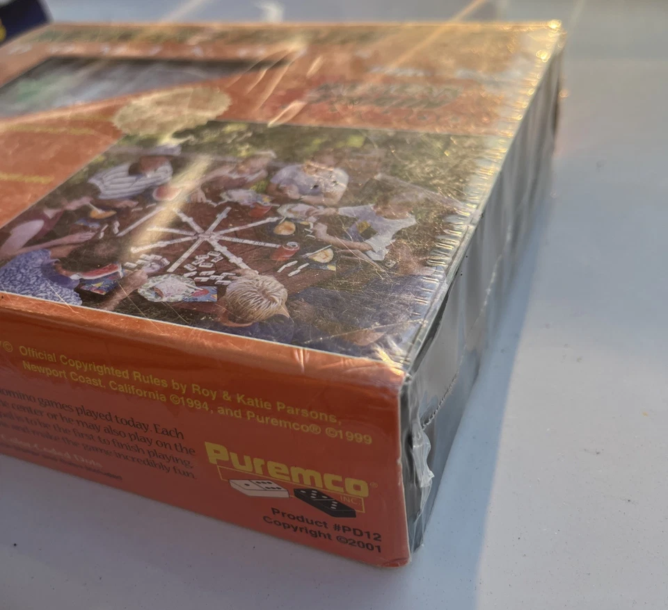 Mexican Train Dominoes Vintage Case Complete Double 12 - Image 2 of 2