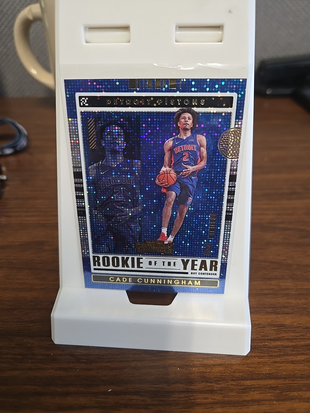 Cade Cunningham #1 Basketball Cards 2021 Panini Contenders Rookie of the Year trading card — raw and PSA graded price guide