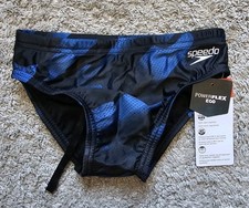 Speedo Blue PowerFlex Eco Swimsuit Brief Men's Size 26 NWT