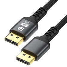 3 FT 8K DisplayPort Cable 1.4 High Speed 8K 60Hz 4K 144Hz HDR FreeSync GSync