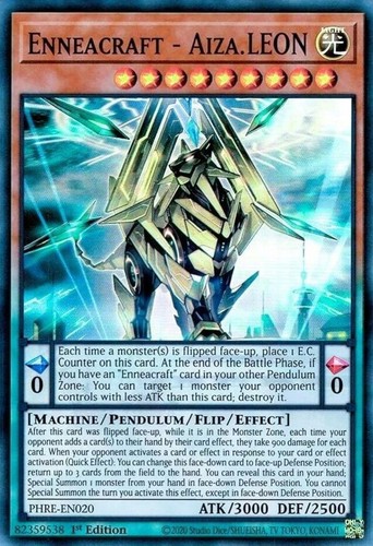 Aiza the Enneacraft PHRE-EN020 Phantom Revenge 1st Edition Super Rare