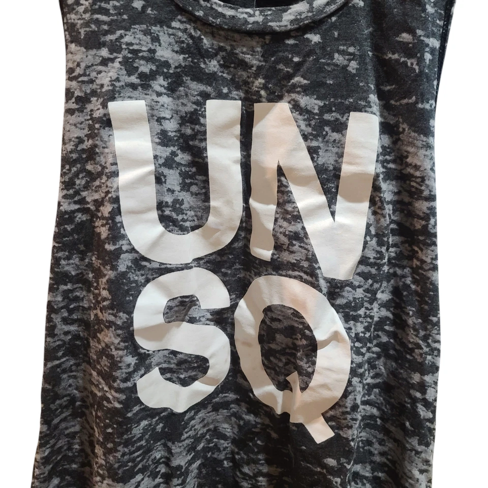 Camiseta sin mangas SoulCycle UNSQ (Union Square) para mujer - negra/gris - pequeña *NUEVA CON ETIQUETAS* Foto 2 de 4