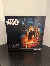 Star Wars 1000 Piece Jigsaw Puzzle Buffalo Games Luke Leia Vader 10600