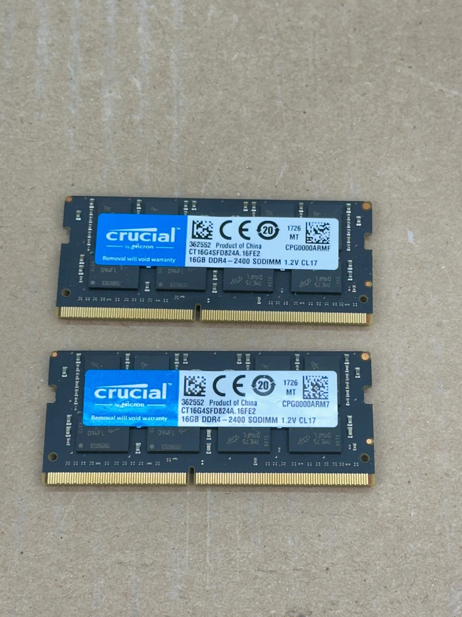 Preços baixos em Crucial PC4-19200 (DDR4-2400) velocidade de