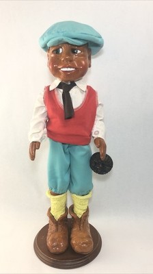 Vintage 1994 Naber Kids Albert #331 African American Boy 19  Wood Doll.