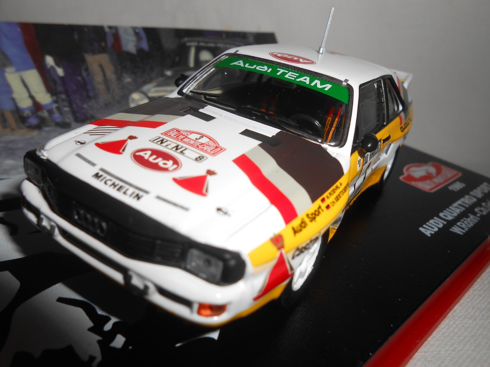 Audi Quattro Sport 1985 miniature 1/43ème l'émotion pure du rallye de légende