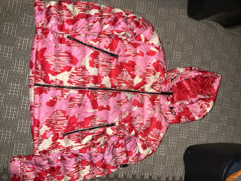 Auténtica chaqueta acolchada para mujer Mackage Joyce-Z crema acolchada XXL Foto 2 de 4