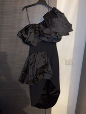 Maticevski Women’s Ruffle Black Dress