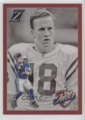 2024 Panini Zenith Idols Red 40/49 Peyton Manning Anthony Richardson #4 HOF 19l7