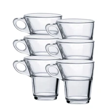 Duralex Caprice 3-1/8 oz Espresso Mug, Set of 6