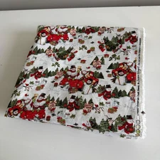 Susan Winget Snowman Truck Scenic CP66697 Christmas Cotton Fabric 1 Yard