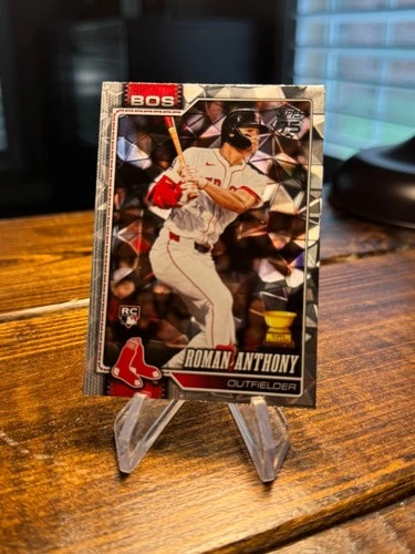 2026 TOPPS CRACKED ICE ROMAN ANTHONY ROOKIE CARD #189 BOSTON RED SOX