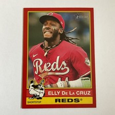 2025 Topps Heritage - Elly De La Cruz #263 Red Border