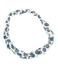 Aeropostale Womens Elephant Braided Elastic Hair Barrette, Grey, One Size