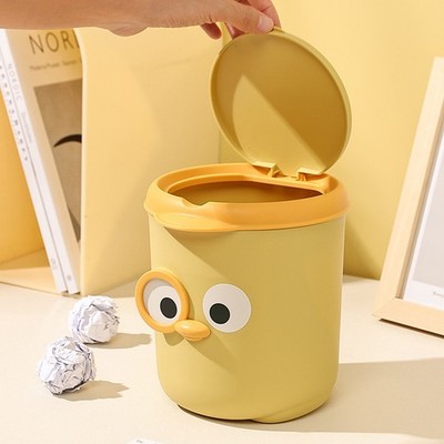 Desktop Mülleimer Für Zuhause Cute Waste Bin with Lid Büro-Mülltonne