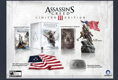 Assassin's Creed Ill Limited Collectors Edition PS3 SEALED