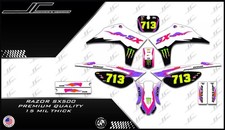 Razor SX500 graphics kit decals THICK AND HIGH GLOSS