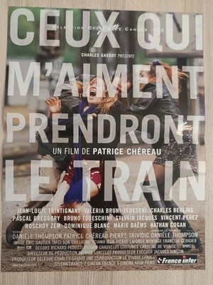 Affiche de cinéma du film CEUX QUI M'AIMENT PRENDRONT LE TRAIN Patrice Chéreau - Photo 1/4