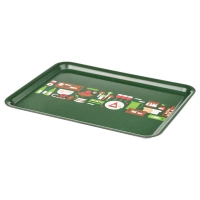 IKEA Tray Vinterfint 2025 Green 15" x 11" New 106.045.37 Green Ships Quick! - Image 1 of 4
