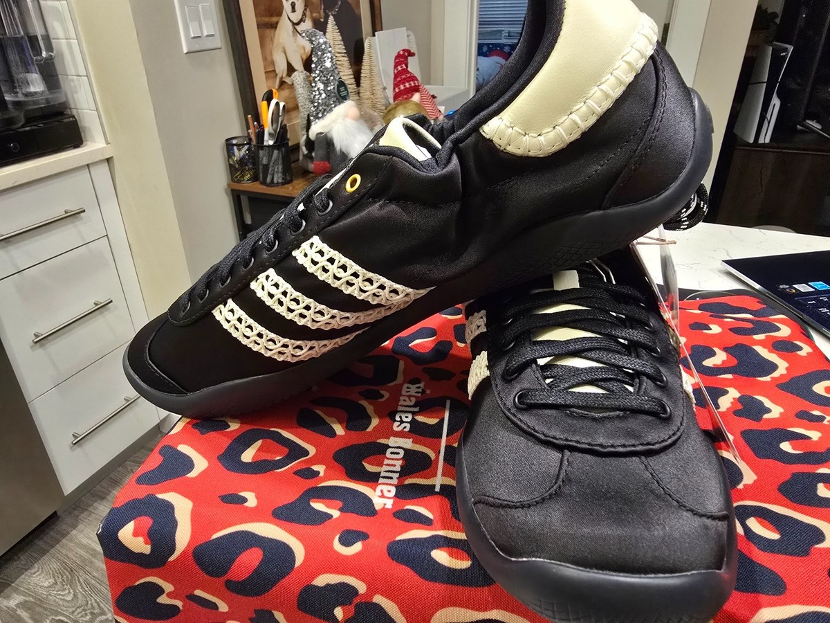 Size 10 - Wales Bonner x adidas Karintha Black White for sale