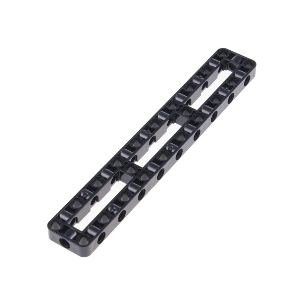 1x LEGO Technic Liftarm Modified 3x19 Black Frame Thick Brick 6377025 67491