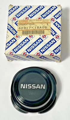 #ad NOS Nissan Sentra 1984 1985 1986 Center Cap Hubcap 13quot; Wheel Black 3 3 4quot; Cap $19.98