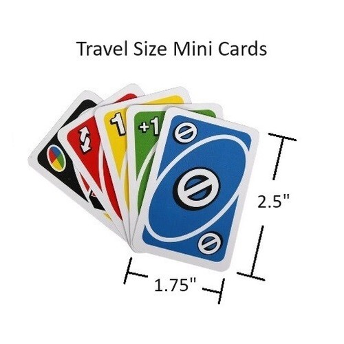 NEW! UNO GO! Card Game for Kids Adults, Fun Mini Pocket-Sized Party Travel Set - Picture 2 of 2