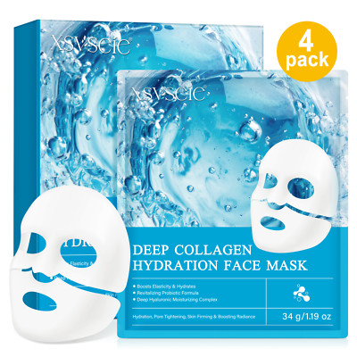 Collagen Face Mask, Bio-Collagen Real Deep Mask, Deep Collagen Overnight Mask, C
