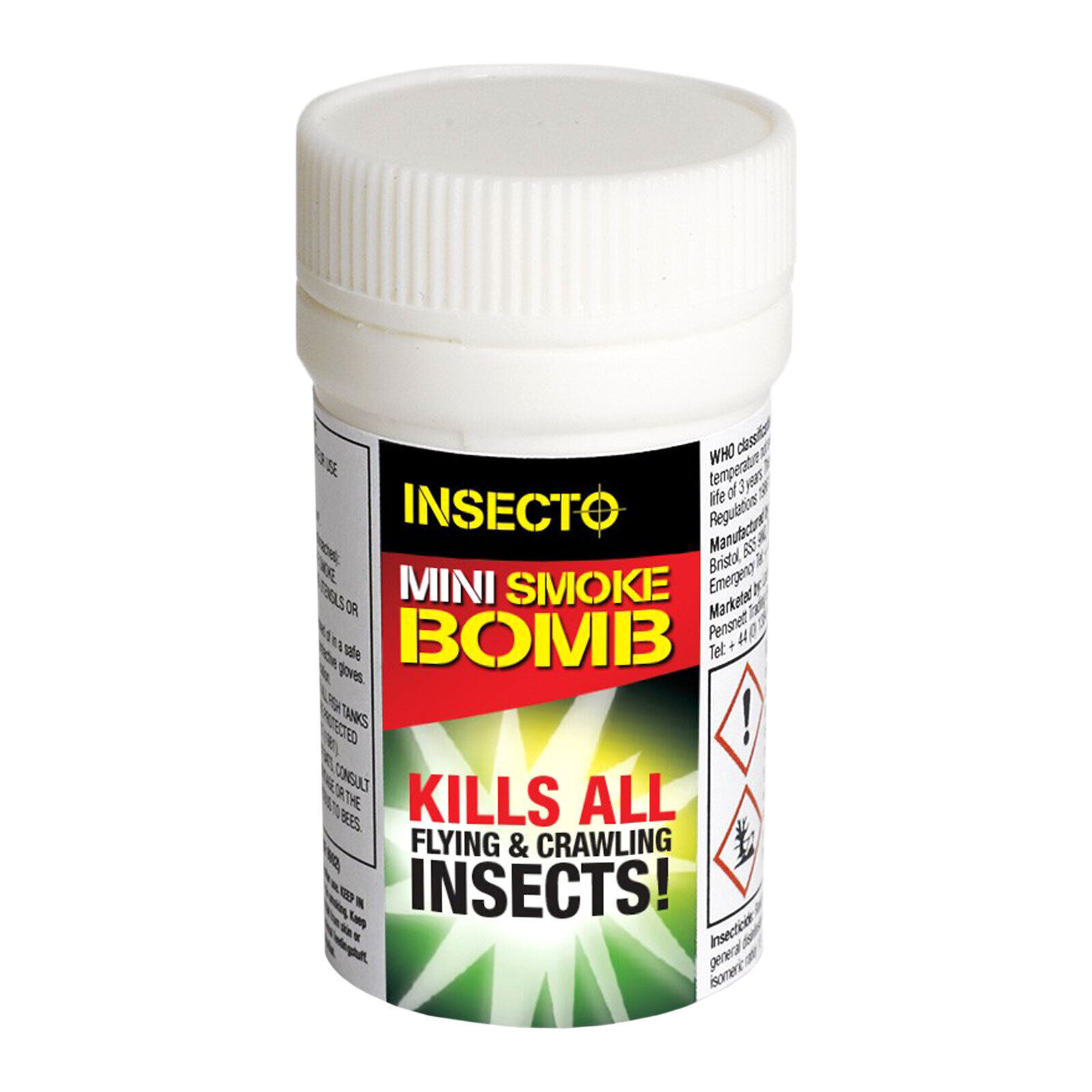 Insecto Bomb Insect Killer Indoor Room Smoke Fumigator Mini / Midi