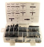Craft-Equip 113 Tlg. Schlauchverbinder Set T-StüCk Verbinder ReduzierstüCk Kfz