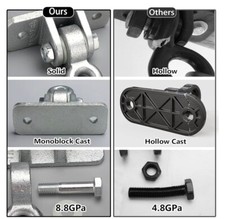 betool 2400lb capacity heavy duty swing hangers for wooden sets