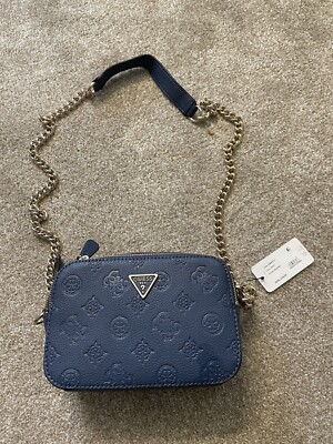 RARE GUESS Navy Blue Helaina Crossbody Bag  New W/Tags Retired PG840314